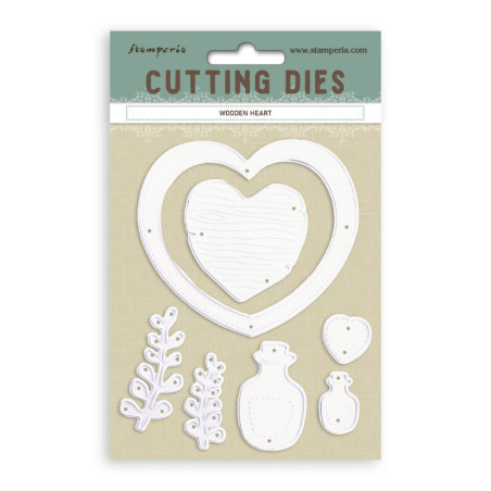 Set Troqueles A-6 Stamperia Heart
