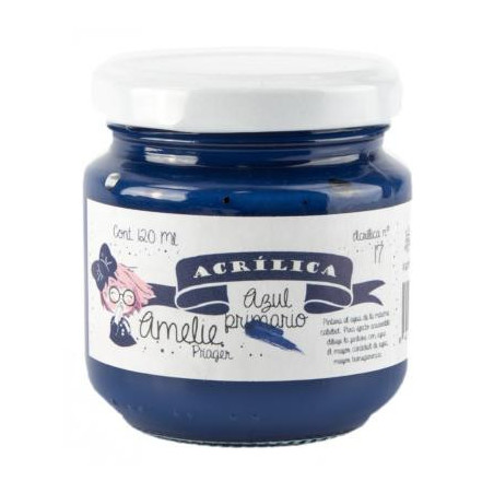 AMELIE ACRÍLICA 17 AZUL PRIMARIO - 120 ML