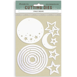 Set Troqueles A-5 Stamperia Starlit Dreams