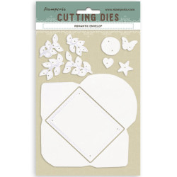 Set Troqueles A-5 Stamperia Romantic Envelope