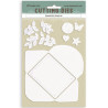 Set Troqueles A-5 Stamperia Romantic Envelope