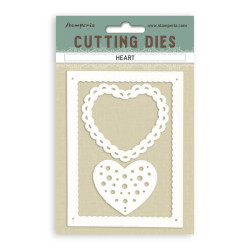 Set Troqueles A-6 Stamperia Heart
