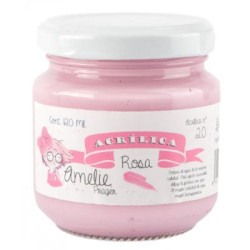 AMELIE ACRÍLICA 20 ROSA - 120 ML