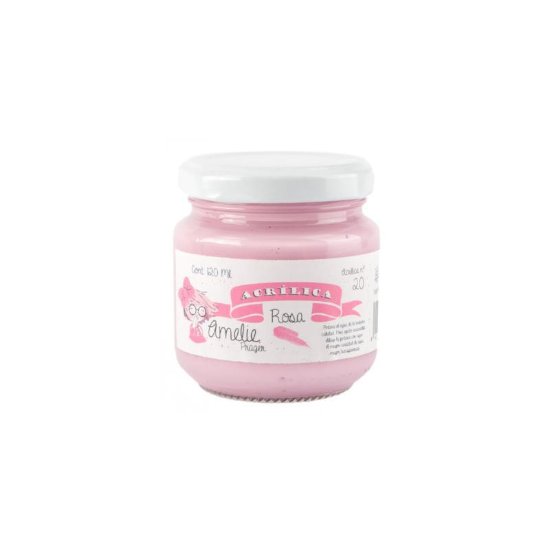 AMELIE ACRÍLICA 20 ROSA - 120 ML