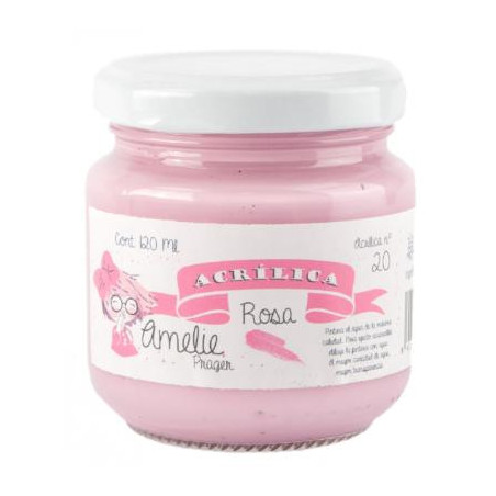 AMELIE ACRÍLICA 20 ROSA - 120 ML