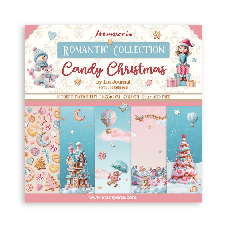 Colección Candy Christmas Stamperia 30 x30