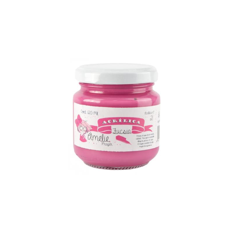 AMELIE ACRÍLICA 21 FUCSIA - 120 ML