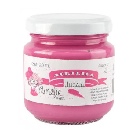 AMELIE ACRÍLICA 21 FUCSIA - 120 ML