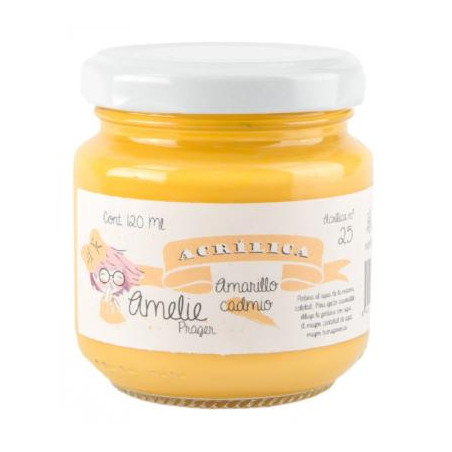 AMELIE ACRÍLICA 25 AMARILLO CADMIO - 120 ML