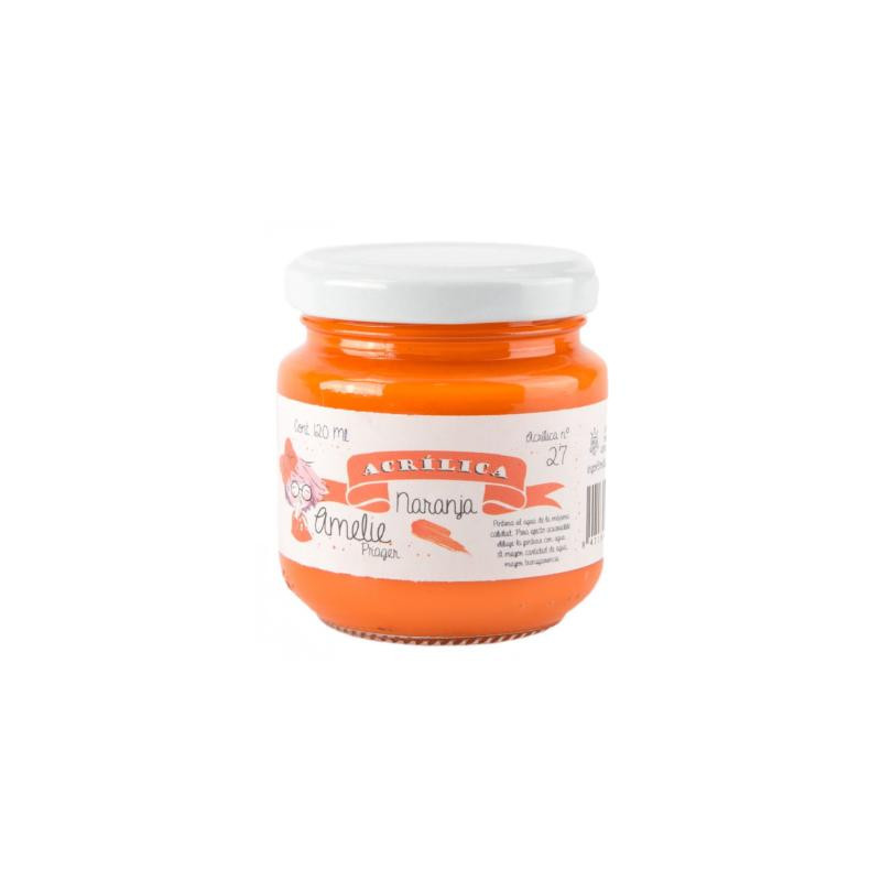 AMELIE ACRÍLICA 27 NARANJA - 120 ML