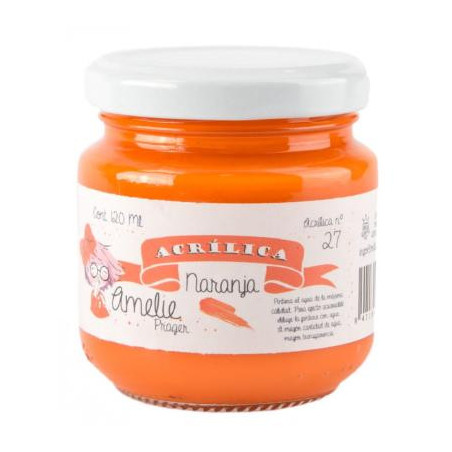 AMELIE ACRÍLICA 27 NARANJA - 120 ML