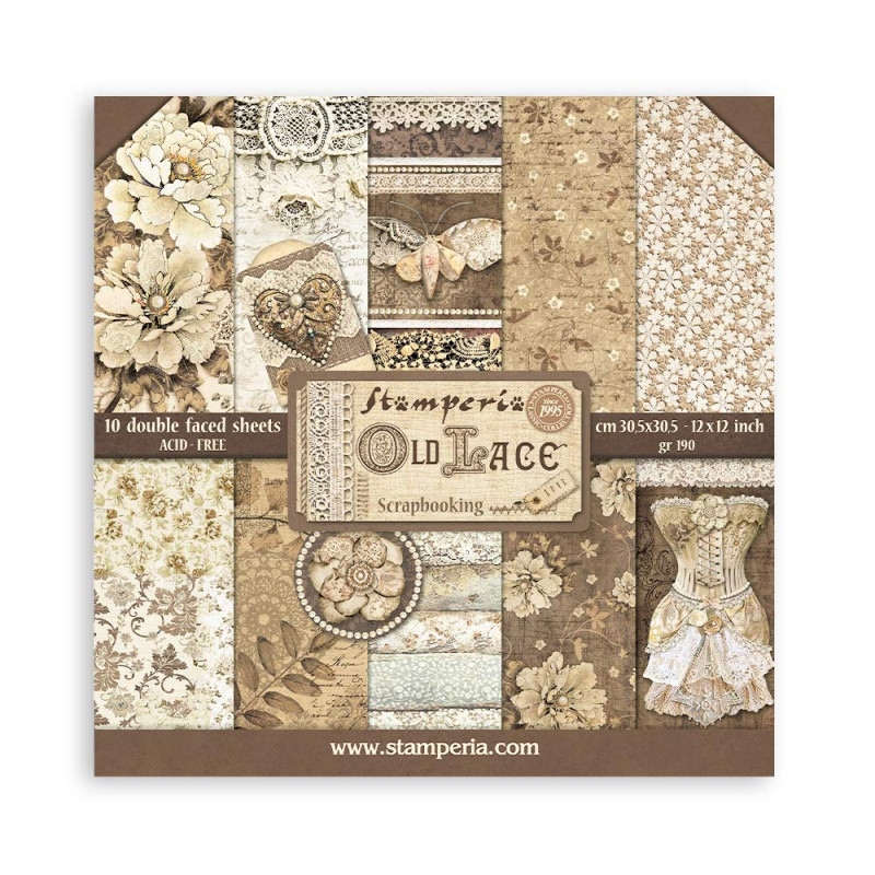 Coleccion Old Lace Stamperia 30 x30