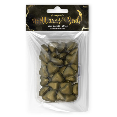 Repuesto de cera 20 grs. Heart Old Gold