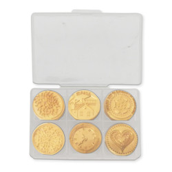Set 6 sellos diametro 2.5 cms. Master of Magic