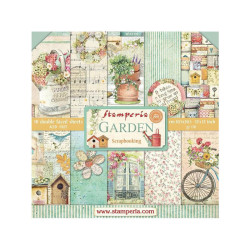 Stack papeles 30x30 Stamperia Garden