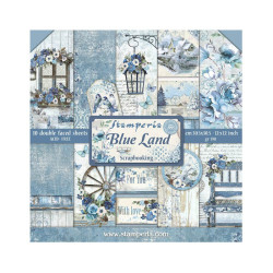 Colección Blue Land Stamperia 30 x30
