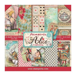 Colección Stamperia 30 x30 Alice