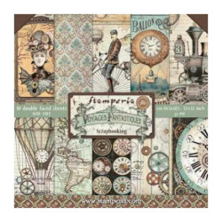 Colección Stamperia 30 x30 Voyages