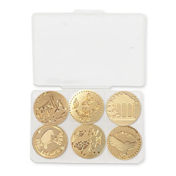 Set 6 sellos diametro 2.5 cms. House of Roses