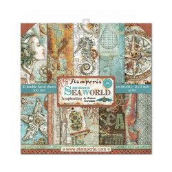 Colección Scrap Sea World  Stamperia 30 x30