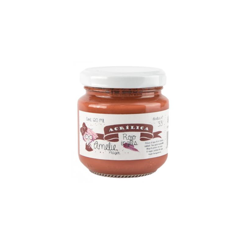 AMELIE ACRÍLICA 33 ROJO INGLÉS - 120 ML