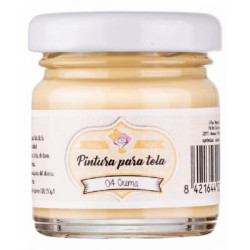 PINTURA TELA 04 CREMA - 30 ML