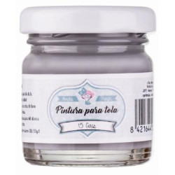 PINTURA TELA 15 GRIS - 30 ML