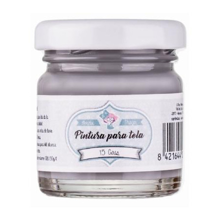 PINTURA TELA 15 GRIS - 30 ML