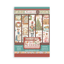 Washi pad 8 hojas A5 The Nutcracker  Stamperia