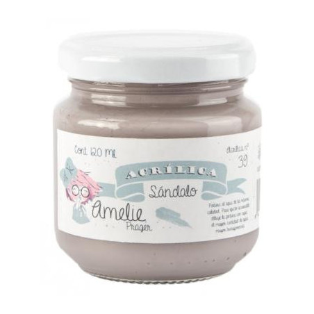 AMELIE ACRÍLICA 39 SÁNDALO - 120 ML