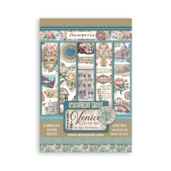 Washi pad 8 hojas A5 Venice city of Art  Stamperia