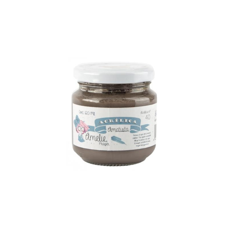 AMELIE ACRÍLICA 40 AMATISTA - 120 ML