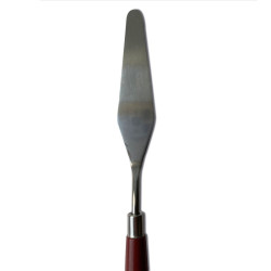 Espatula de madera y metal Stamperia 23 cms
