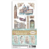 Paquete 4 hojas precortadas 15x30.5 cms Venice city of Art