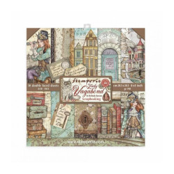Colección Scrap Stamperia 20.3x20.3 Lady vagabond