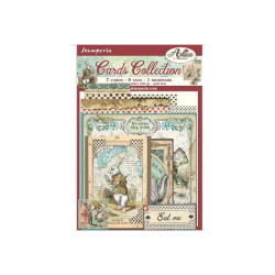 Set Tarjetas Stamperia Alice in Wonderland