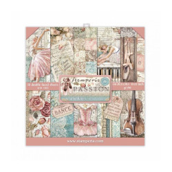 Colección Scrap Stamperia 20.3x20.3 Passion