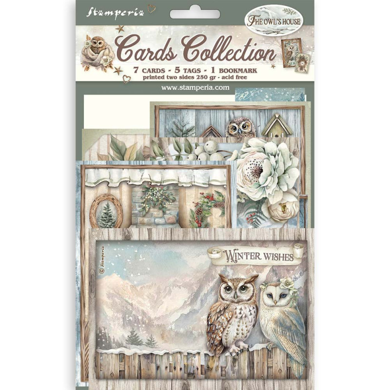 Tarjetas Stamperia The Owl's House