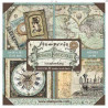 Maxi Block Colección Stamperia Voyages 30x30 2 caras