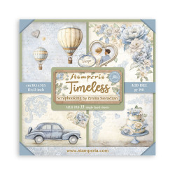 Maxi Block Colección Stamperia Timeless 30x30 Impreso a 1 cara