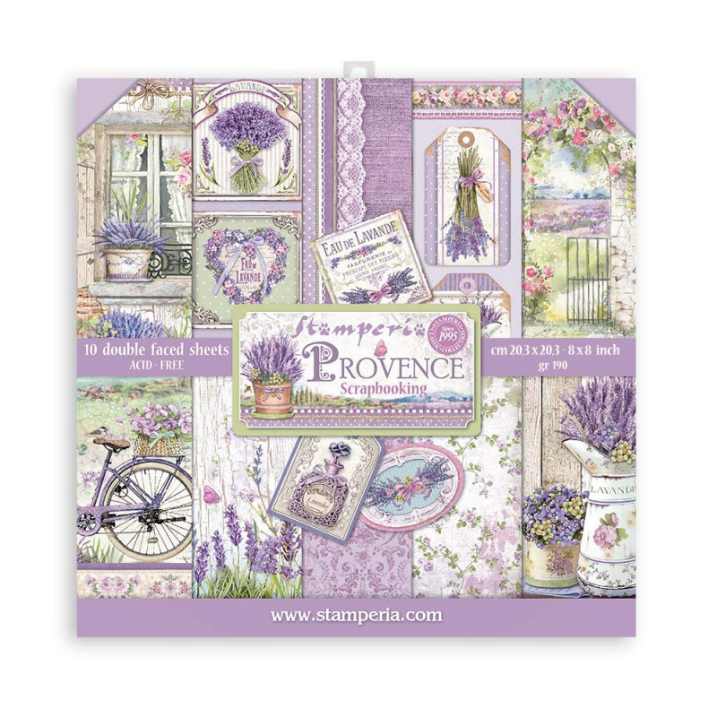 Colección Scrap Stamperia 20.3x20.3 Provence Colección Scrap Stamperia 20.3x20.3 Provence