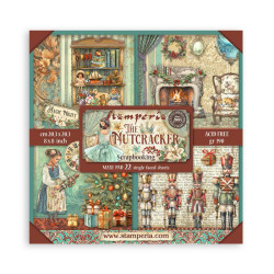 Maxi block Colección  Stamperia 20.3x20.3 The Nutcracker Impreso 1 cara