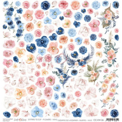 Hoja Recortables Craft O'clock 30x30 cms. Flowers XXVI