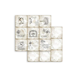 Hoja 30x30 cms. Stamperia Romantic Hourse Tarjetas