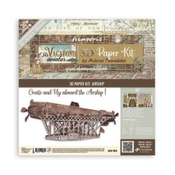 3D Paper Kit Stamperia Sir Vagabond Aviator