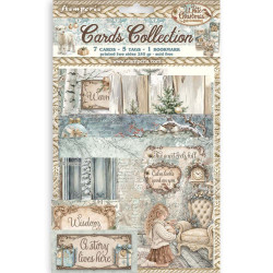 Tarjetas Stamperia Silent White Christmas
