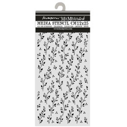 copia de Stencil 12x25 cms. Stamperia Cozy Family sprig pattern