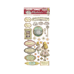Chipboard cm 15x30 Stamperia Alice