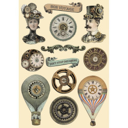 Apliques de Madera Stamperia A-5 Voyages Fantastiques