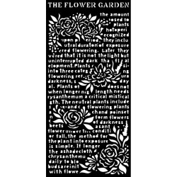 Stencil 12x25 cms. Stamperia Garden of Promises jardin de flores